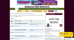 Desktop Screenshot of alabamabids.com